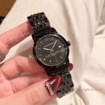 Solid Black Burberry Replica Watch 32mm Quartz Movement